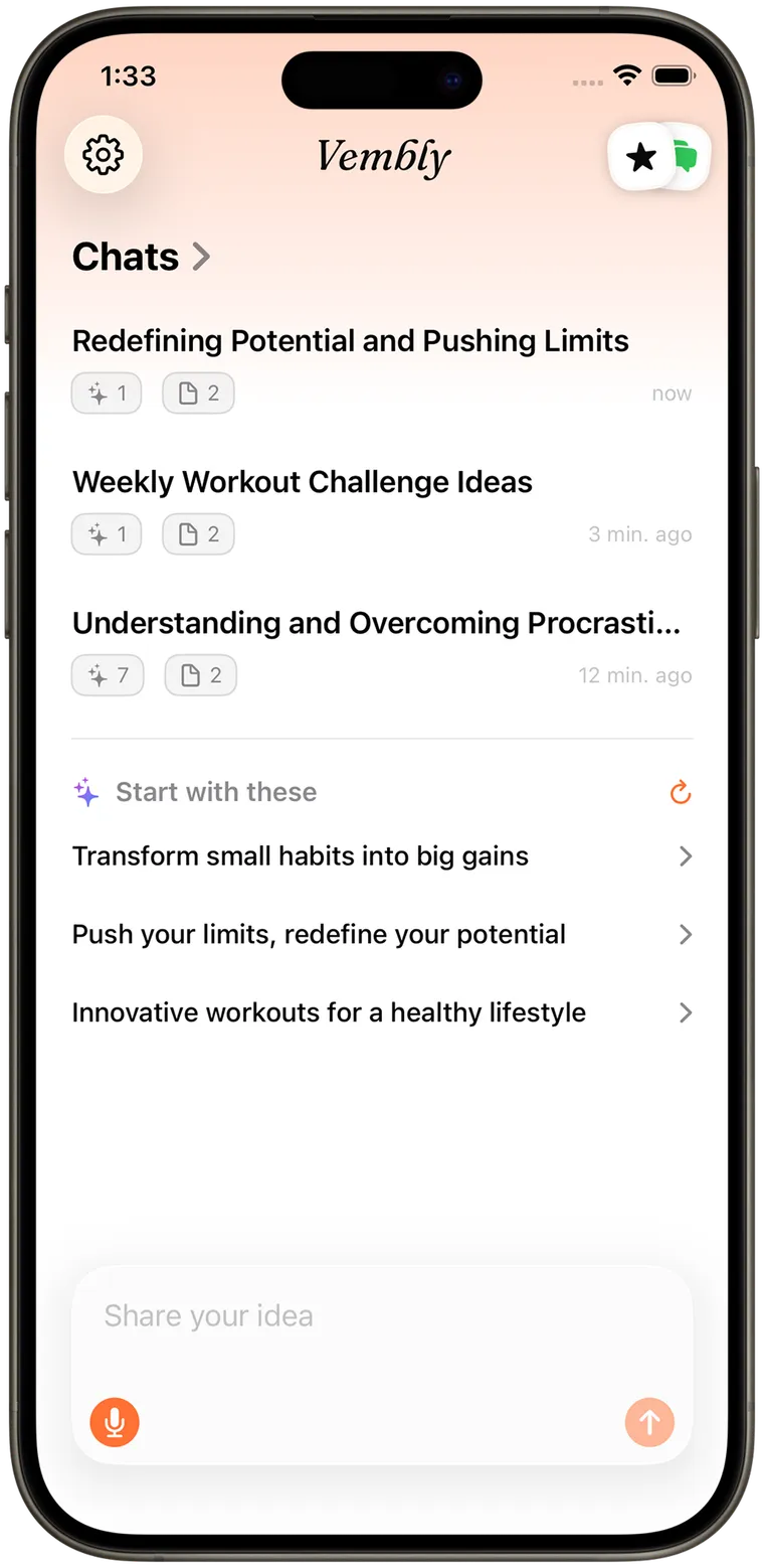 Vembly AI App Preview